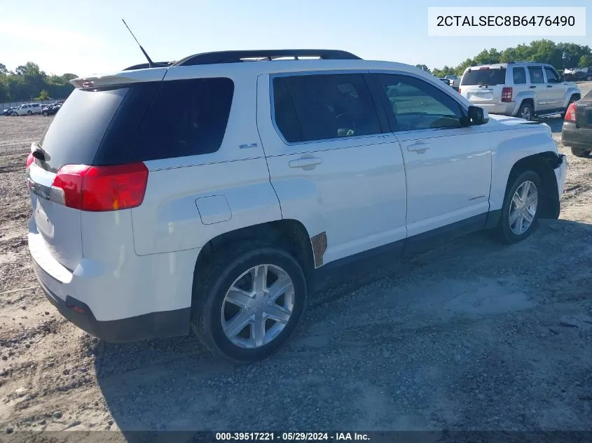 2011 GMC Terrain Sle-2 VIN: 2CTALSEC8B6476490 Lot: 39517221