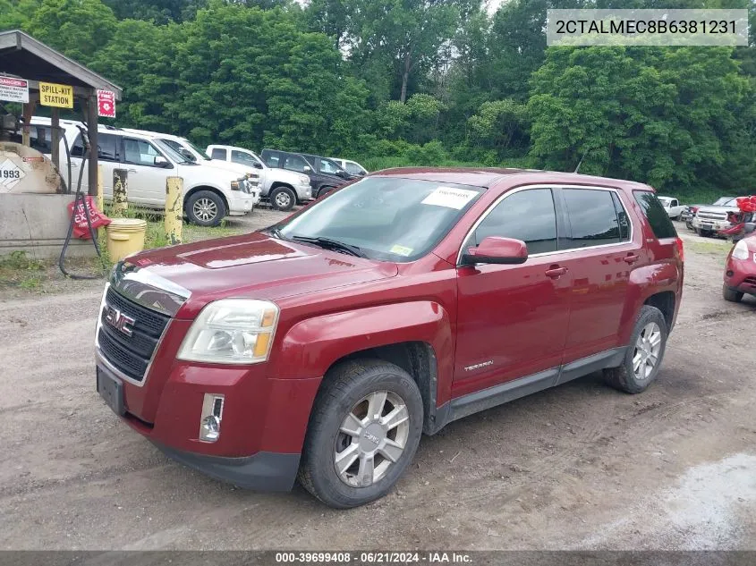 2CTALMEC8B6381231 2011 GMC Terrain Sle-1