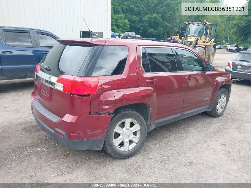 2CTALMEC8B6381231 2011 GMC Terrain Sle-1