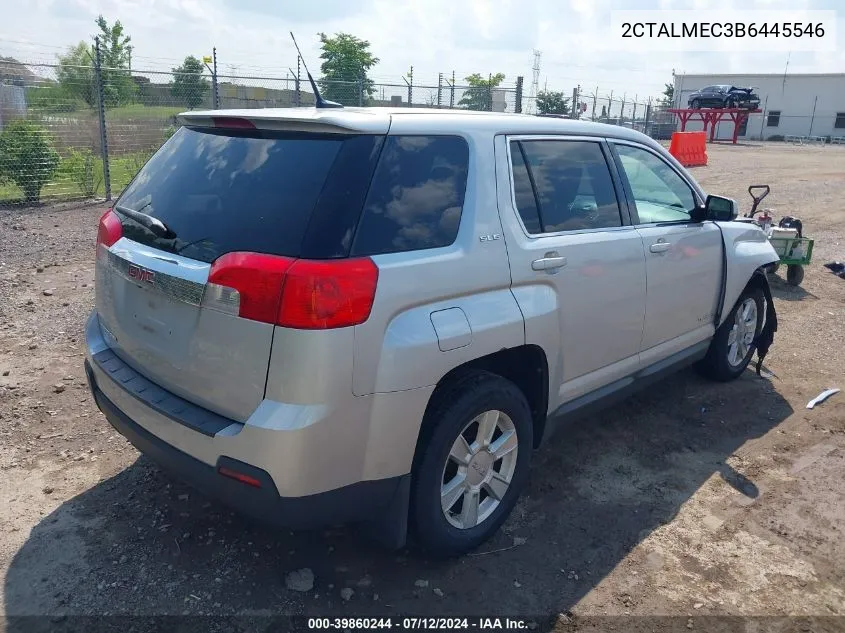 2011 GMC Terrain Sle-1 VIN: 2CTALMEC3B6445546 Lot: 39860244