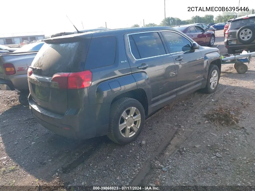 2011 GMC Terrain Sle-1 VIN: 2CTALMEC0B6395446 Lot: 39868823