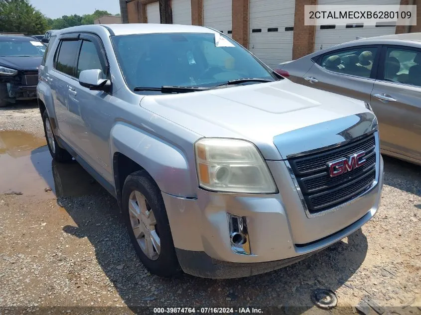 2011 GMC Terrain Sle-1 VIN: 2CTALMECXB6280109 Lot: 39874764