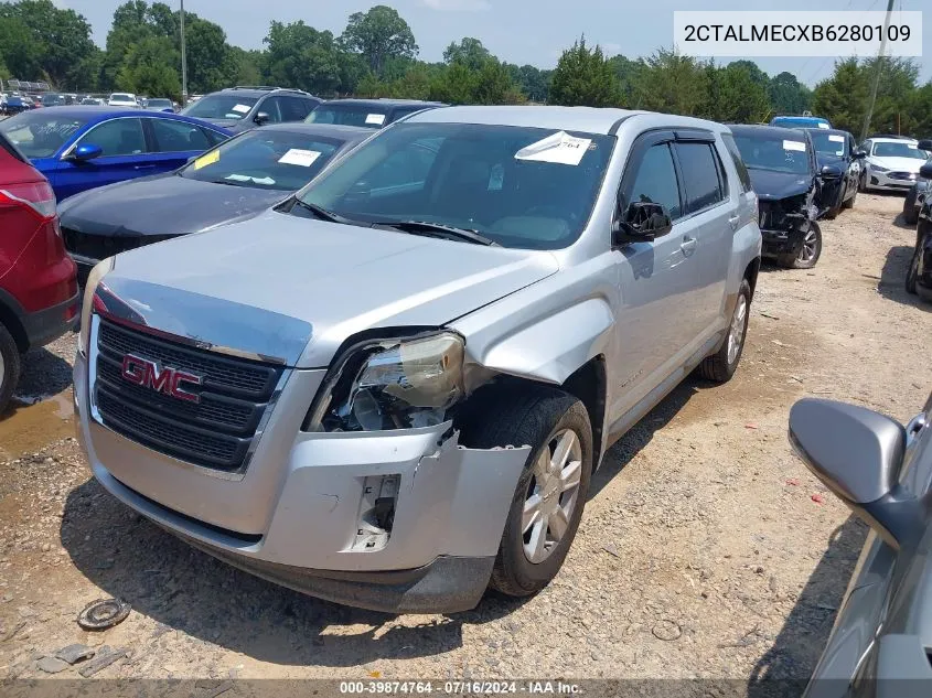 2011 GMC Terrain Sle-1 VIN: 2CTALMECXB6280109 Lot: 39874764