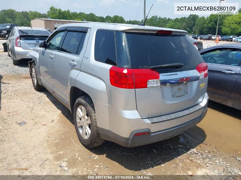 2011 GMC Terrain Sle-1 VIN: 2CTALMECXB6280109 Lot: 39874764