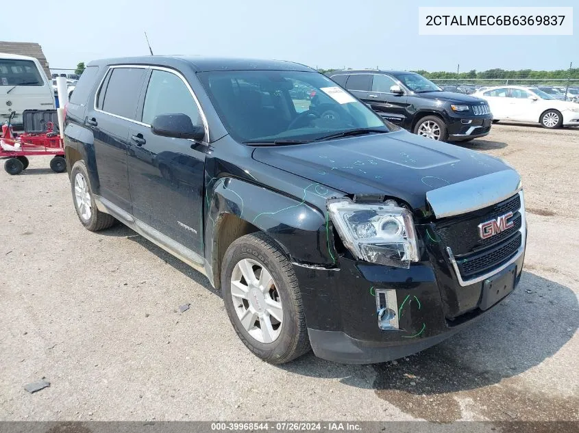 2011 GMC Terrain Sle-1 VIN: 2CTALMEC6B6369837 Lot: 39968544