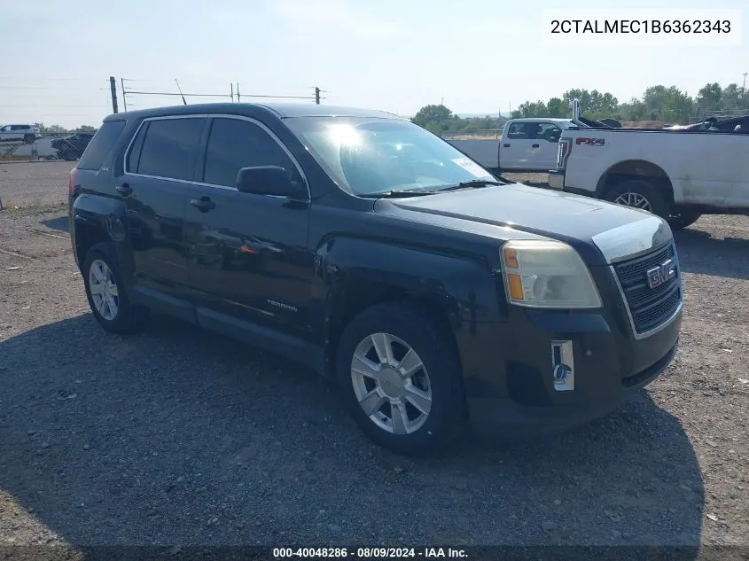 2CTALMEC1B6362343 2011 GMC Terrain Sle-1