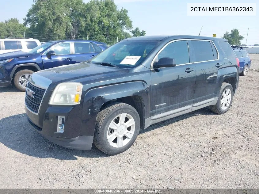 2CTALMEC1B6362343 2011 GMC Terrain Sle-1