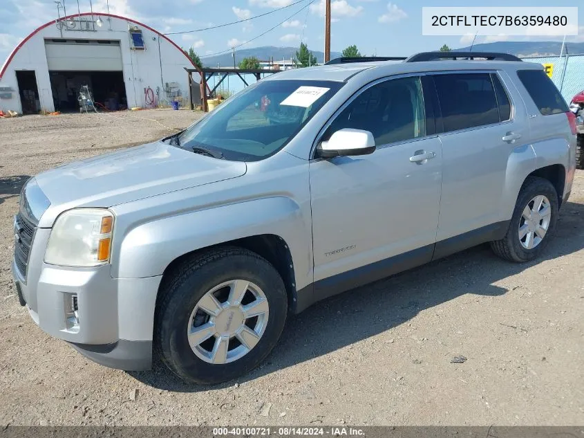 2011 GMC Terrain Sle-2 VIN: 2CTFLTEC7B6359480 Lot: 40100721