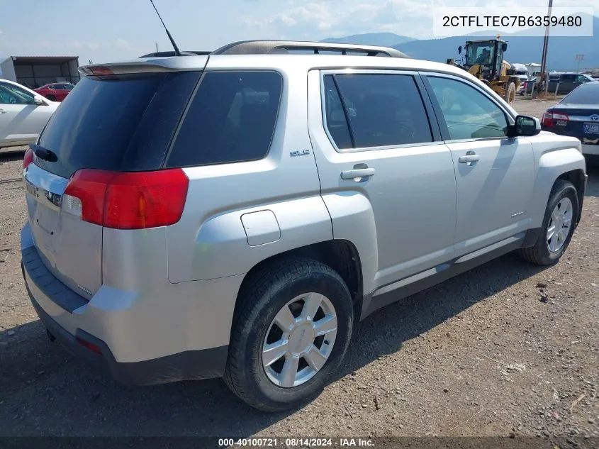 2011 GMC Terrain Sle-2 VIN: 2CTFLTEC7B6359480 Lot: 40100721