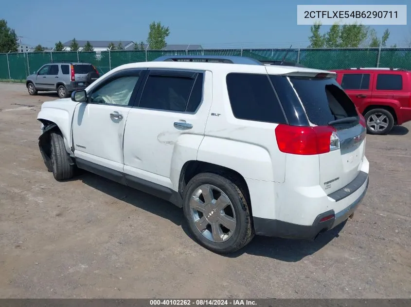 2011 GMC Terrain Slt-2 VIN: 2CTFLXE54B6290711 Lot: 40102262