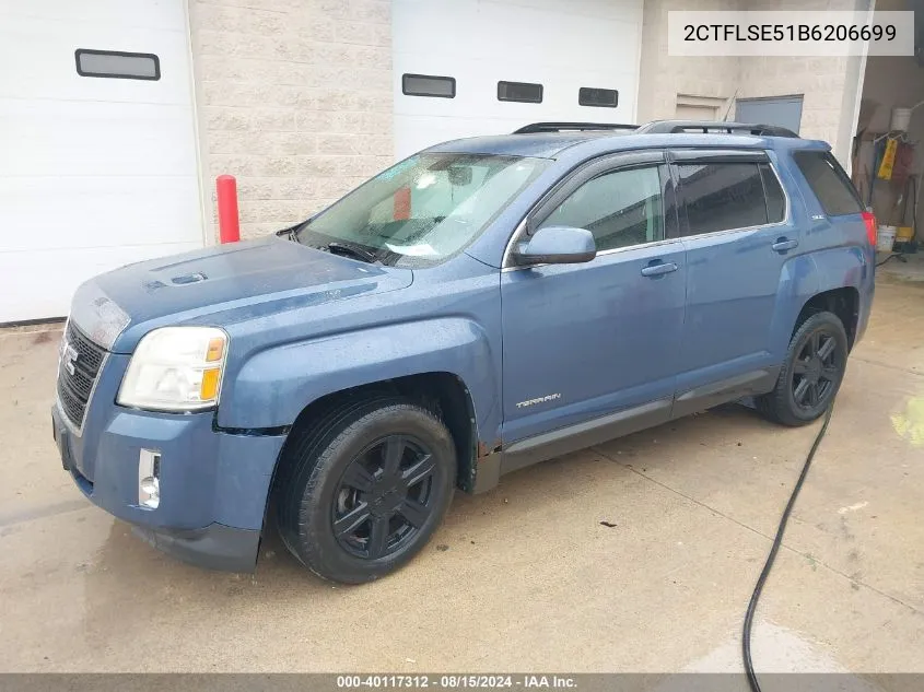 2011 GMC Terrain Sle-2 VIN: 2CTFLSE51B6206699 Lot: 40117312