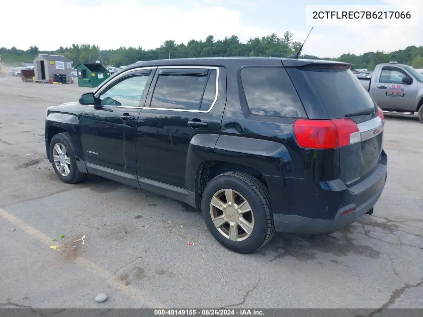 2011 GMC Terrain Sle-1 VIN: 2CTFLREC7B6217066 Lot: 40149155