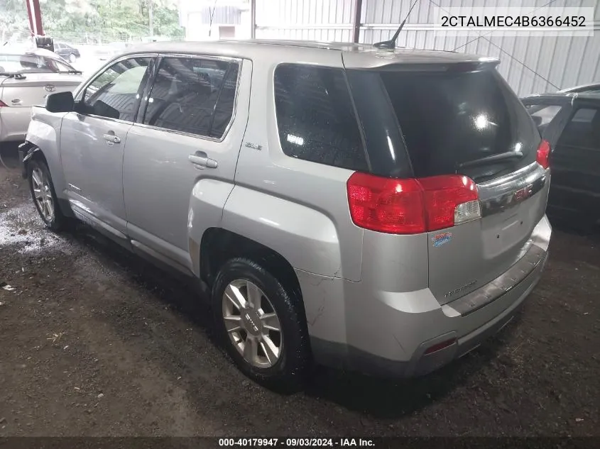 2CTALMEC4B6366452 2011 GMC Terrain Sle-1