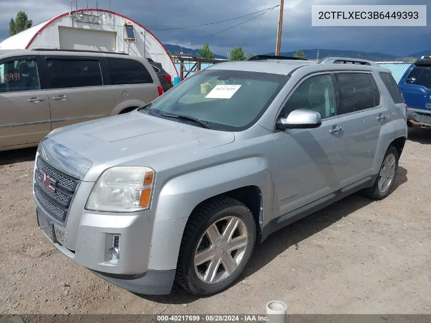 2011 GMC Terrain Slt-2 VIN: 2CTFLXEC3B6449393 Lot: 40217699