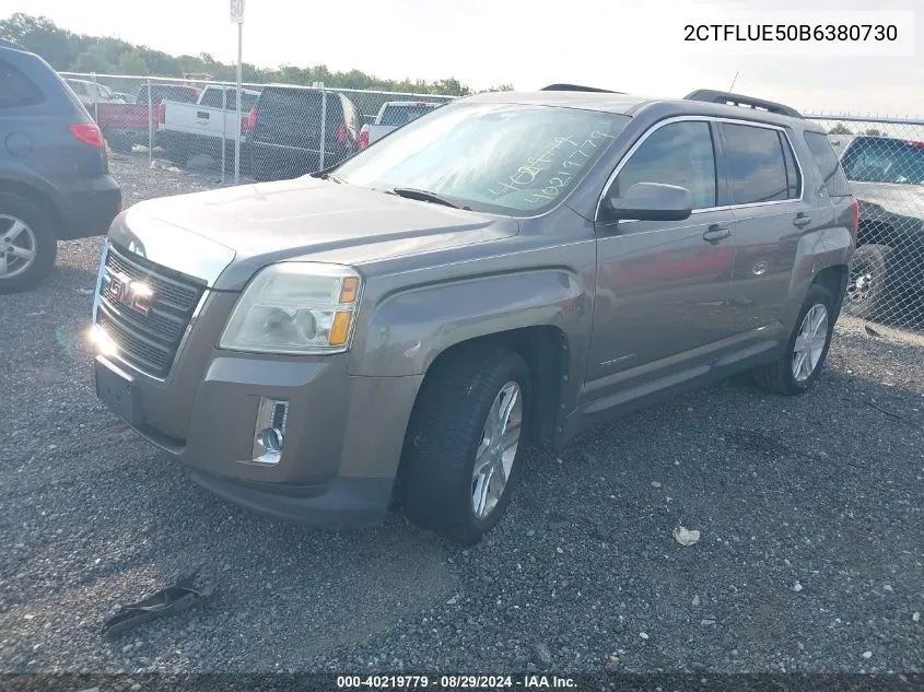 2011 GMC Terrain Slt-1 VIN: 2CTFLUE50B6380730 Lot: 40219779