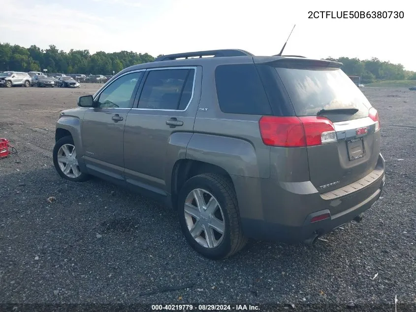 2011 GMC Terrain Slt-1 VIN: 2CTFLUE50B6380730 Lot: 40219779