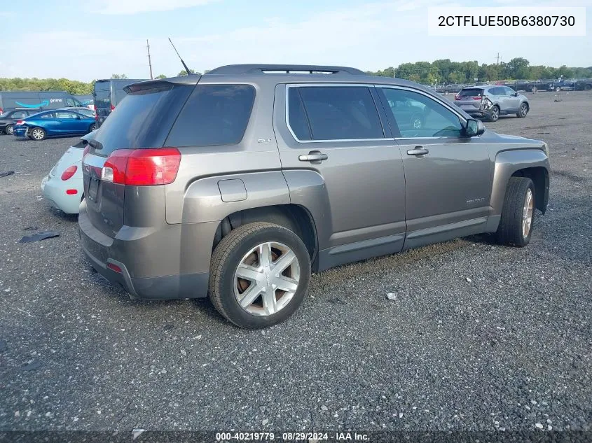 2011 GMC Terrain Slt-1 VIN: 2CTFLUE50B6380730 Lot: 40219779