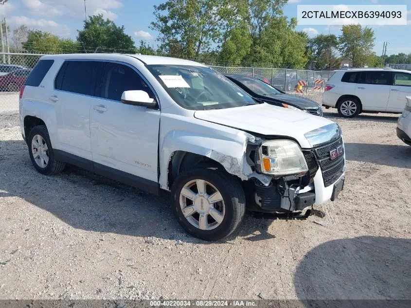 2011 GMC Terrain Sle-1 VIN: 2CTALMECXB6394093 Lot: 40220034