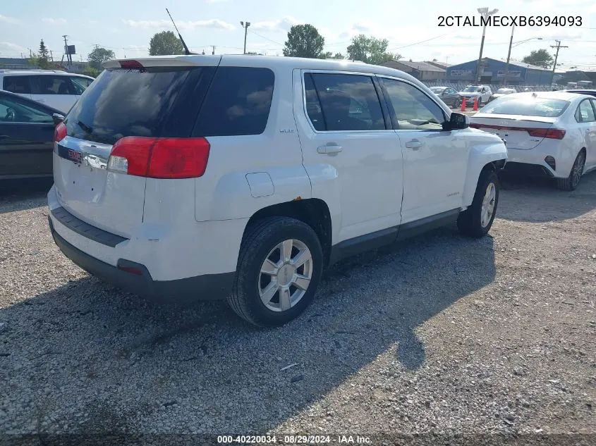 2011 GMC Terrain Sle-1 VIN: 2CTALMECXB6394093 Lot: 40220034