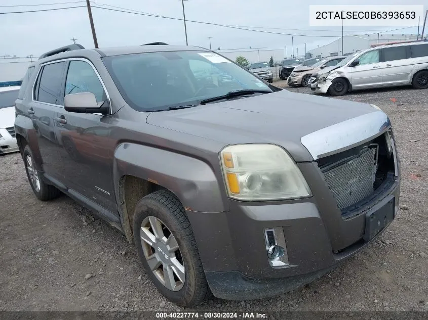 2011 GMC Terrain Sle-2 VIN: 2CTALSEC0B6393653 Lot: 40227774