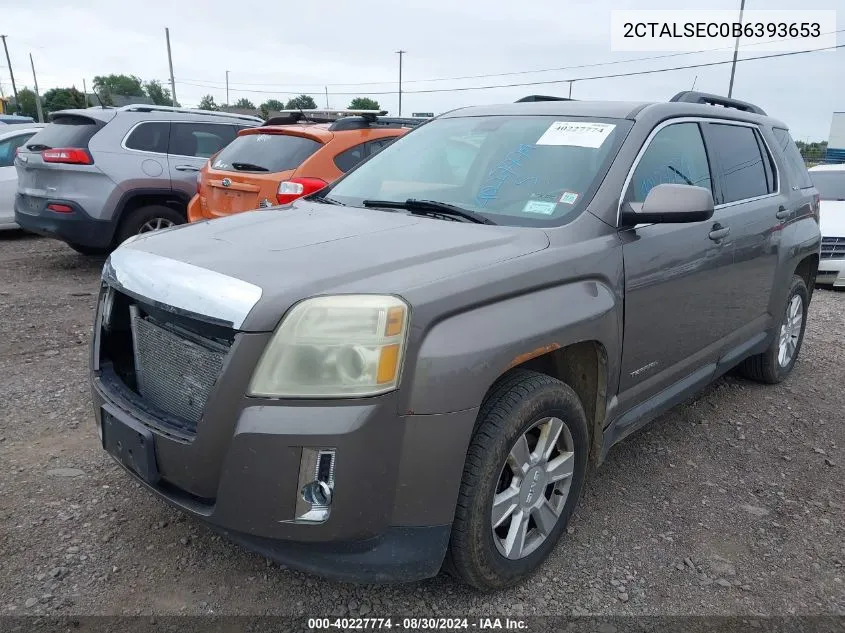 2011 GMC Terrain Sle-2 VIN: 2CTALSEC0B6393653 Lot: 40227774