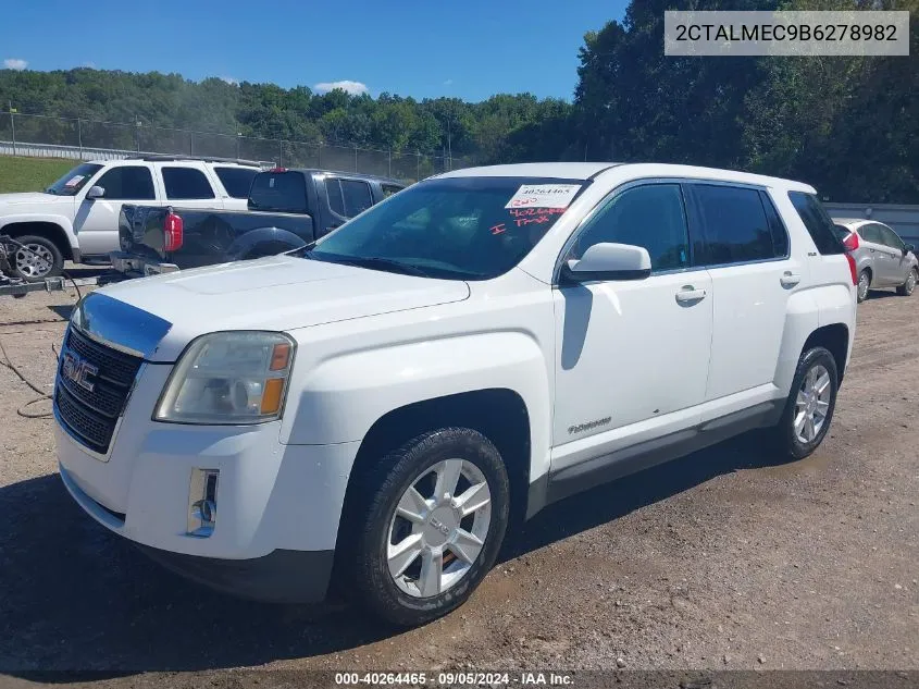 2CTALMEC9B6278982 2011 GMC Terrain Sle-1