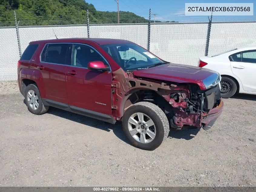 2011 GMC Terrain Sle-1 VIN: 2CTALMECXB6370568 Lot: 40279652