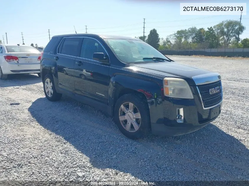 2011 GMC Terrain Sle-1 VIN: 2CTALMEC0B6273170 Lot: 40290302