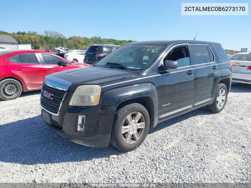 2011 GMC Terrain Sle-1 VIN: 2CTALMEC0B6273170 Lot: 40290302