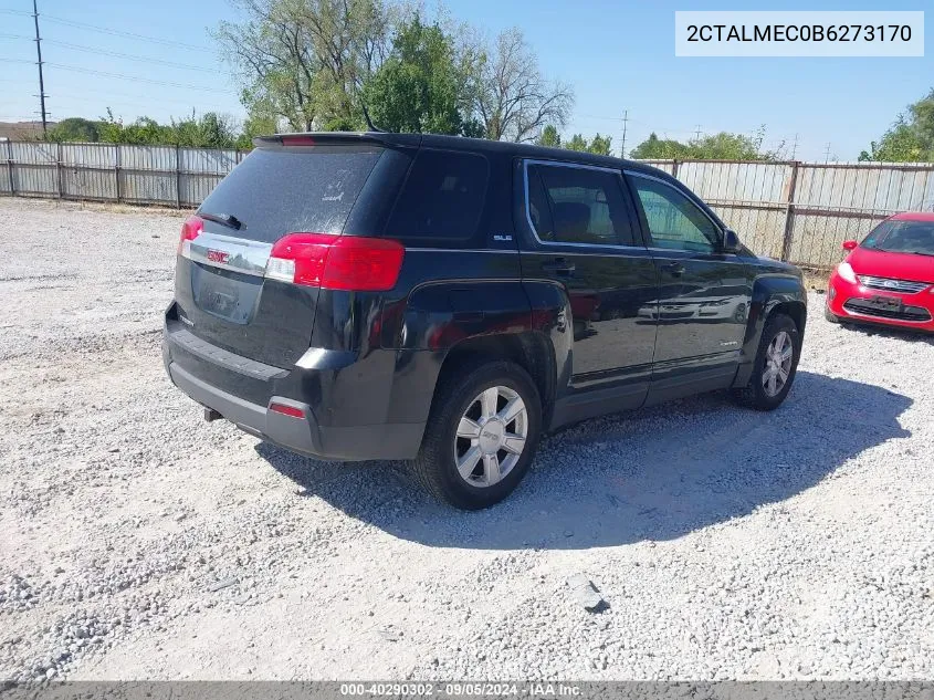 2011 GMC Terrain Sle-1 VIN: 2CTALMEC0B6273170 Lot: 40290302