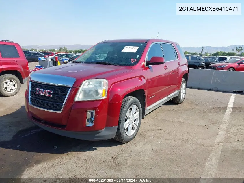 2011 GMC Terrain Sle-1 VIN: 2CTALMECXB6410471 Lot: 40291369