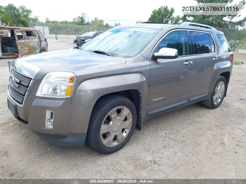 2011 GMC Terrain Slt-2 VIN: 2CTFLXE57B6315116 Lot: 40299857