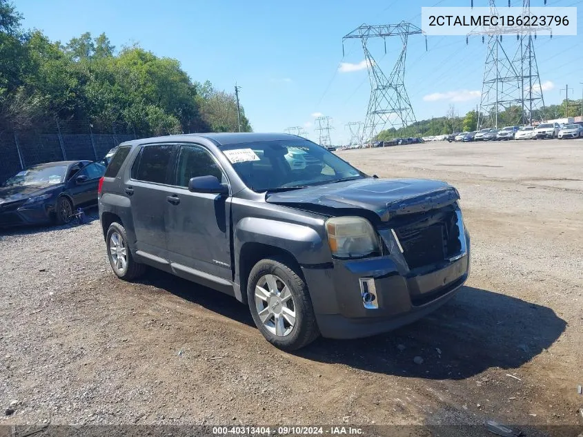 2011 GMC Terrain Sle-1 VIN: 2CTALMEC1B6223796 Lot: 40313404