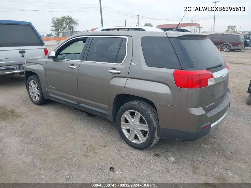 2011 GMC Terrain Slt-2 VIN: 2CTALWECXB6395613 Lot: 40338743