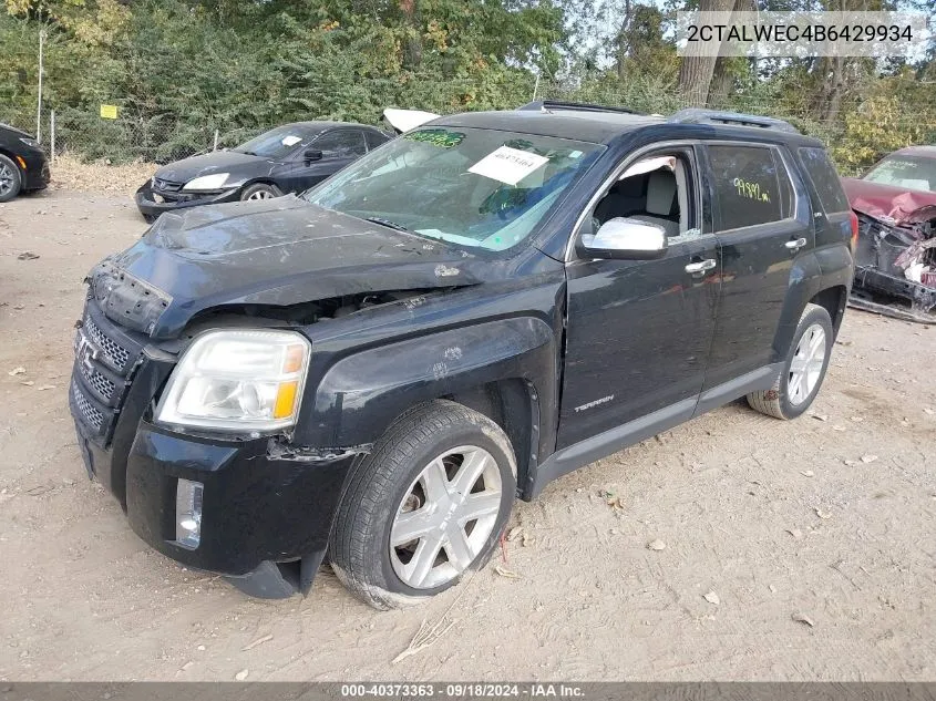 2CTALWEC4B6429934 2011 GMC Terrain Slt