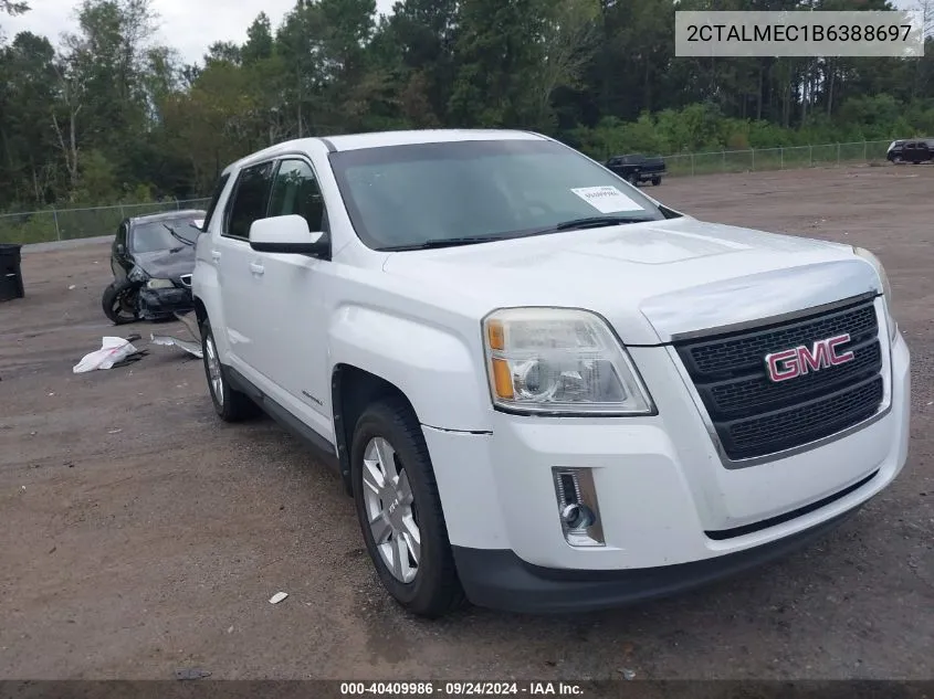 2011 GMC Terrain Sle-1 VIN: 2CTALMEC1B6388697 Lot: 40409986