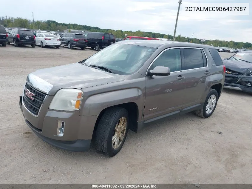 2011 GMC Terrain Sle-1 VIN: 2CTALMEC9B6427987 Lot: 40411092