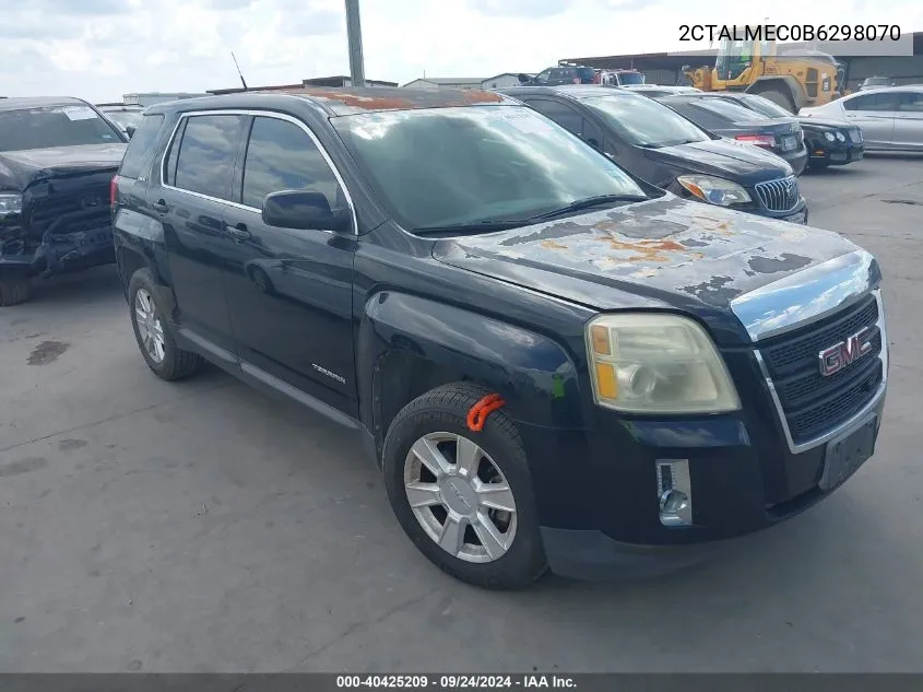 2011 GMC Terrain Sle-1 VIN: 2CTALMEC0B6298070 Lot: 40425209