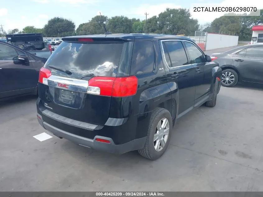 2011 GMC Terrain Sle-1 VIN: 2CTALMEC0B6298070 Lot: 40425209