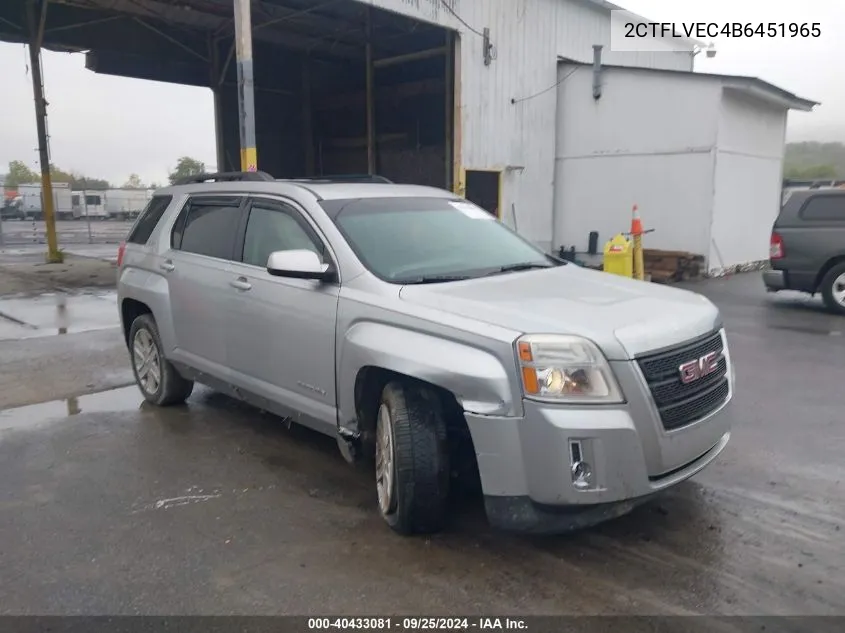 2011 GMC Terrain Slt-1 VIN: 2CTFLVEC4B6451965 Lot: 40433081