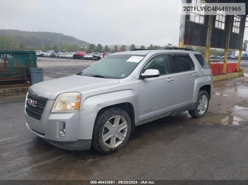 2011 GMC Terrain Slt-1 VIN: 2CTFLVEC4B6451965 Lot: 40433081