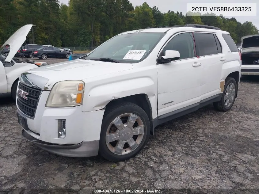 2011 GMC Terrain Slt-1 VIN: 2CTFLVE58B6433325 Lot: 40475126