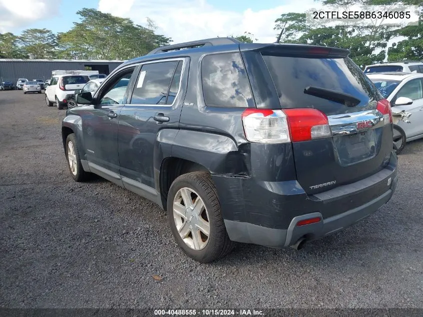 2011 GMC Terrain Sle-2 VIN: 2CTFLSE58B6346085 Lot: 40488555