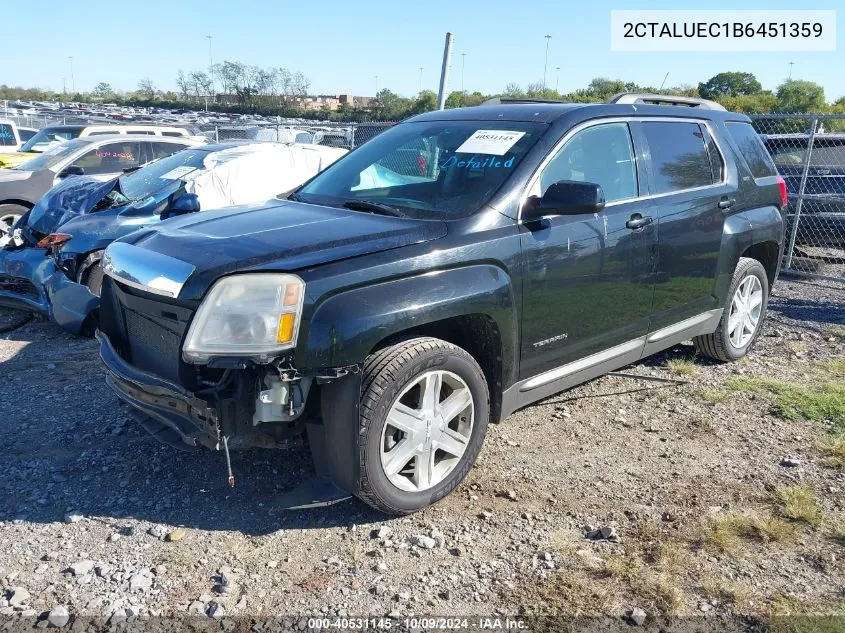 2011 GMC Terrain Slt-1 VIN: 2CTALUEC1B6451359 Lot: 40531145