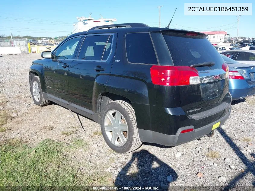 2011 GMC Terrain Slt-1 VIN: 2CTALUEC1B6451359 Lot: 40531145