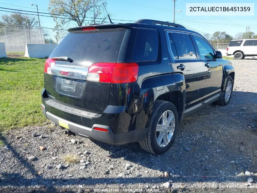 2011 GMC Terrain Slt-1 VIN: 2CTALUEC1B6451359 Lot: 40531145