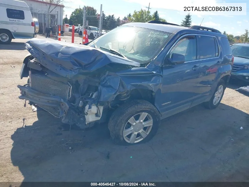 2011 GMC Terrain Sle-2 VIN: 2CTALSEC0B6367313 Lot: 40545427