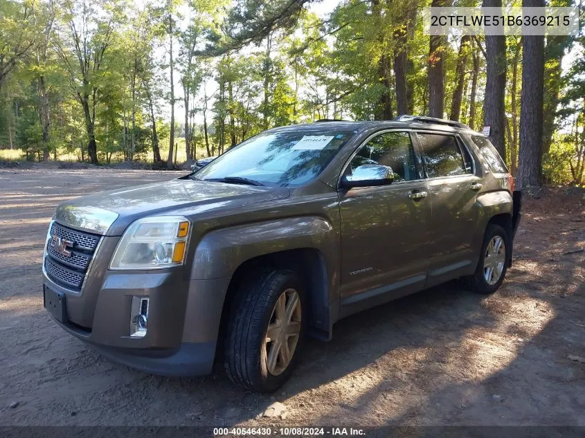 2011 GMC Terrain Slt-2 VIN: 2CTFLWE51B6369215 Lot: 40546430