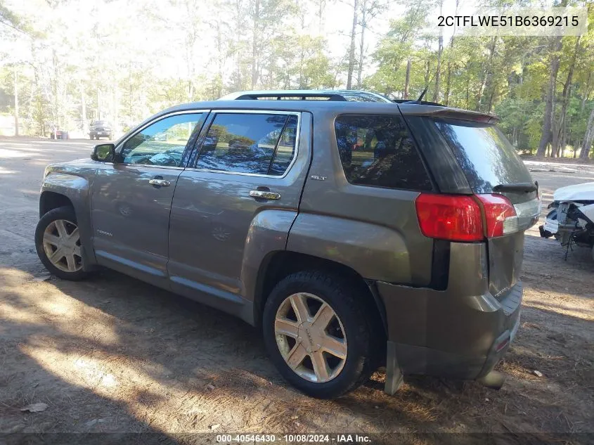 2011 GMC Terrain Slt-2 VIN: 2CTFLWE51B6369215 Lot: 40546430