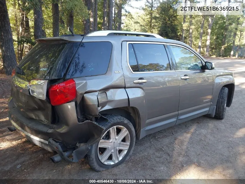 2011 GMC Terrain Slt-2 VIN: 2CTFLWE51B6369215 Lot: 40546430